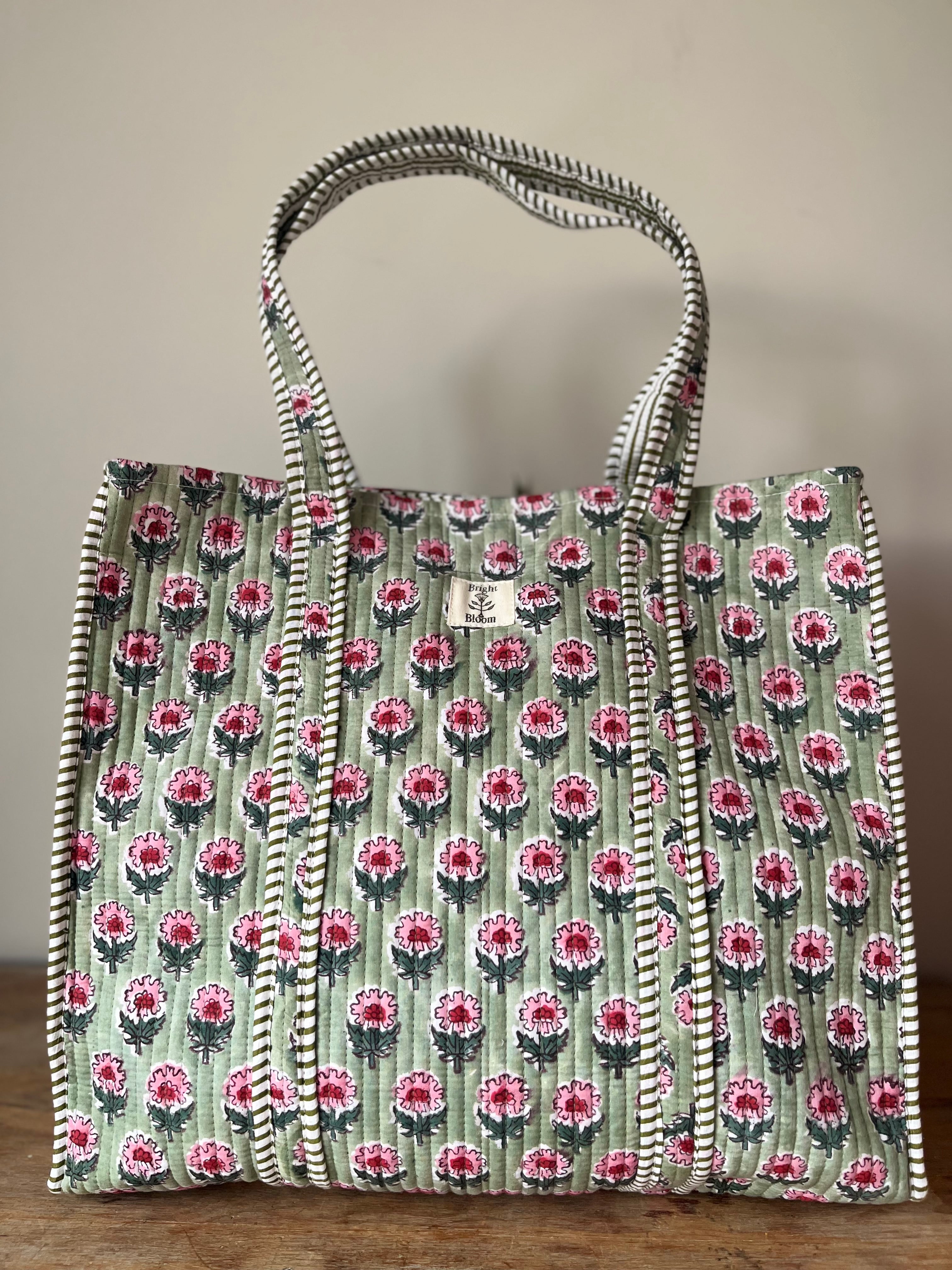 Large Tote Bag - Carnation