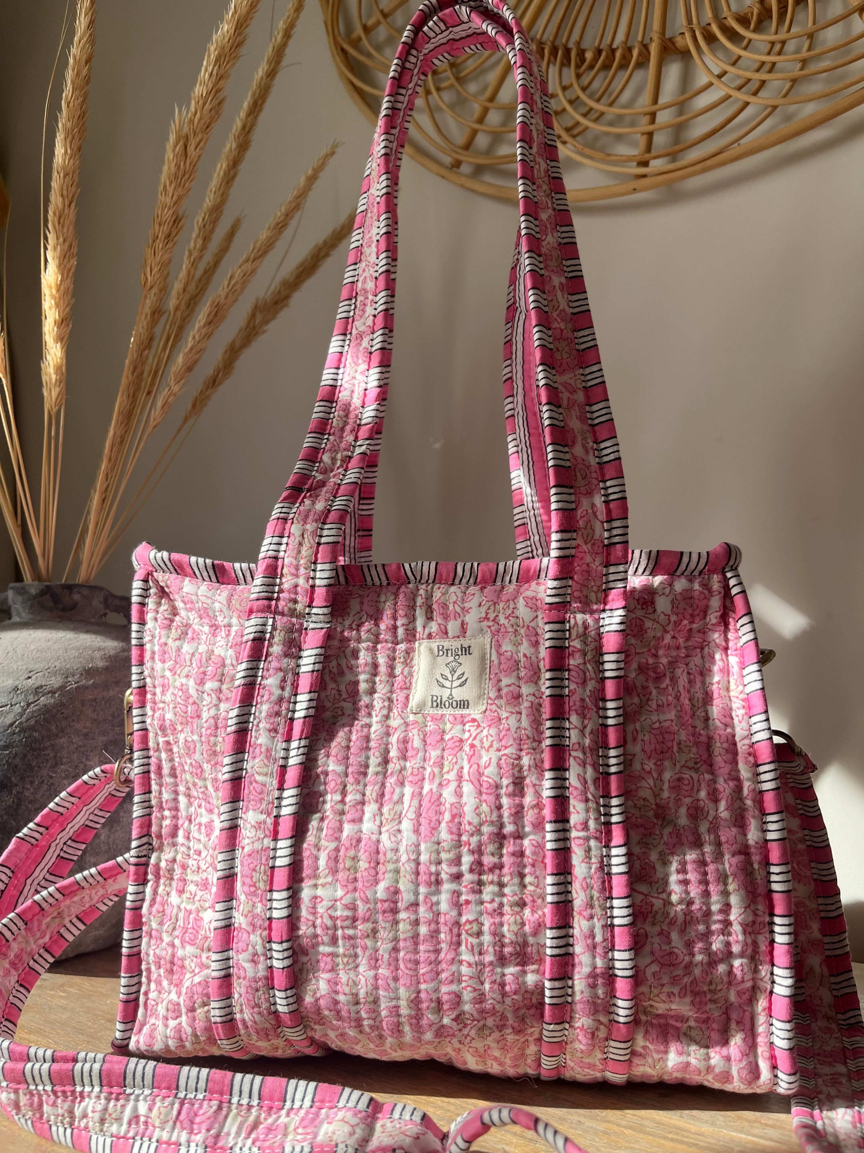 Mini Tote Bag - Rose Garden