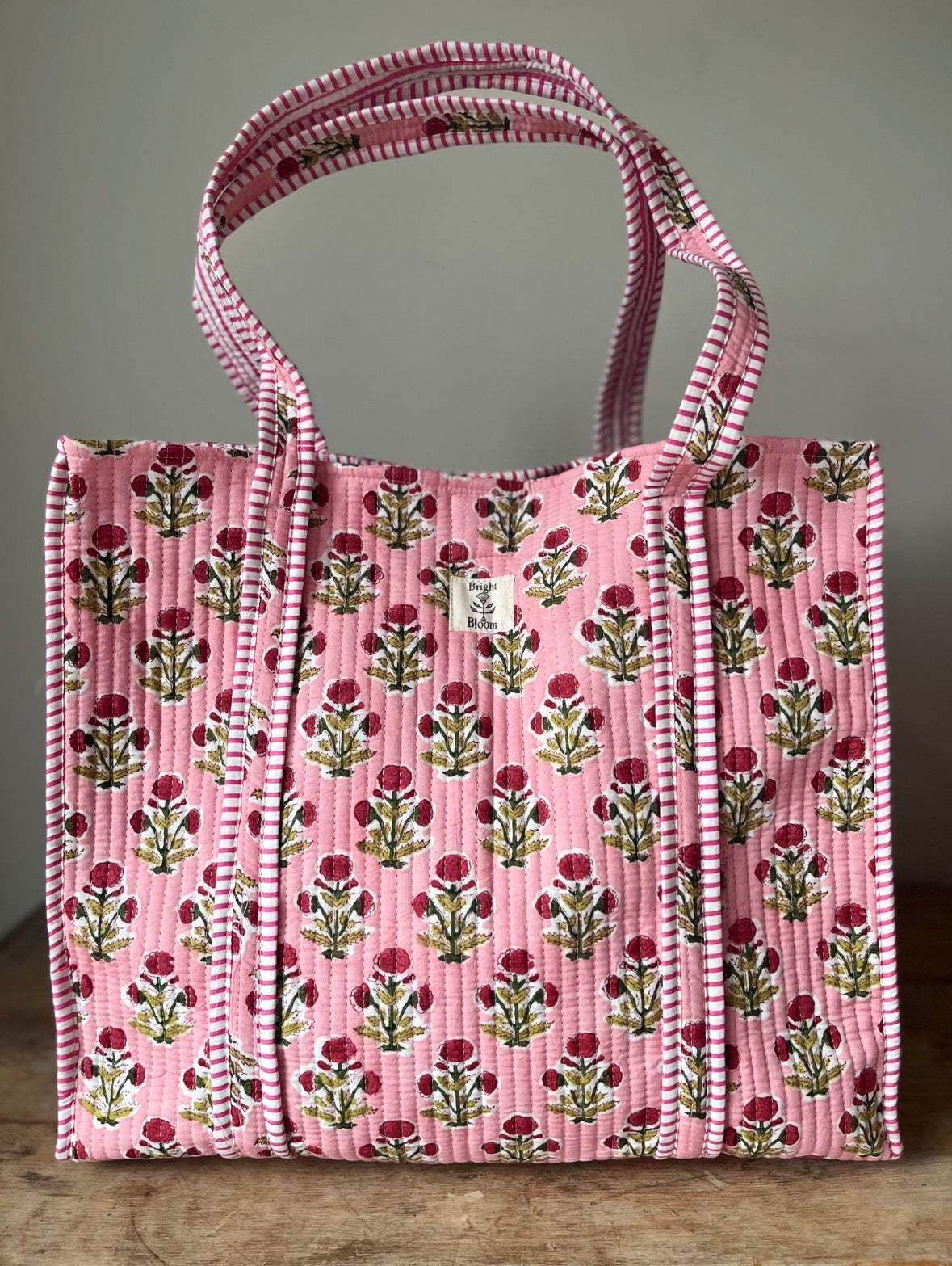 Large Tote Bag - Strawberry Field