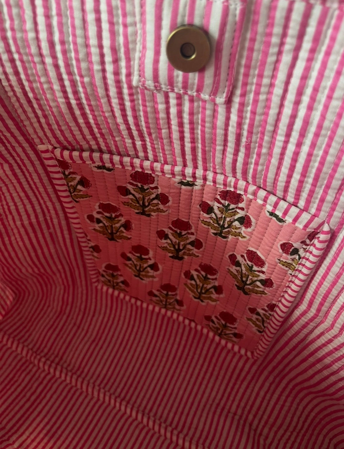 Large Tote Bag - Strawberry Field