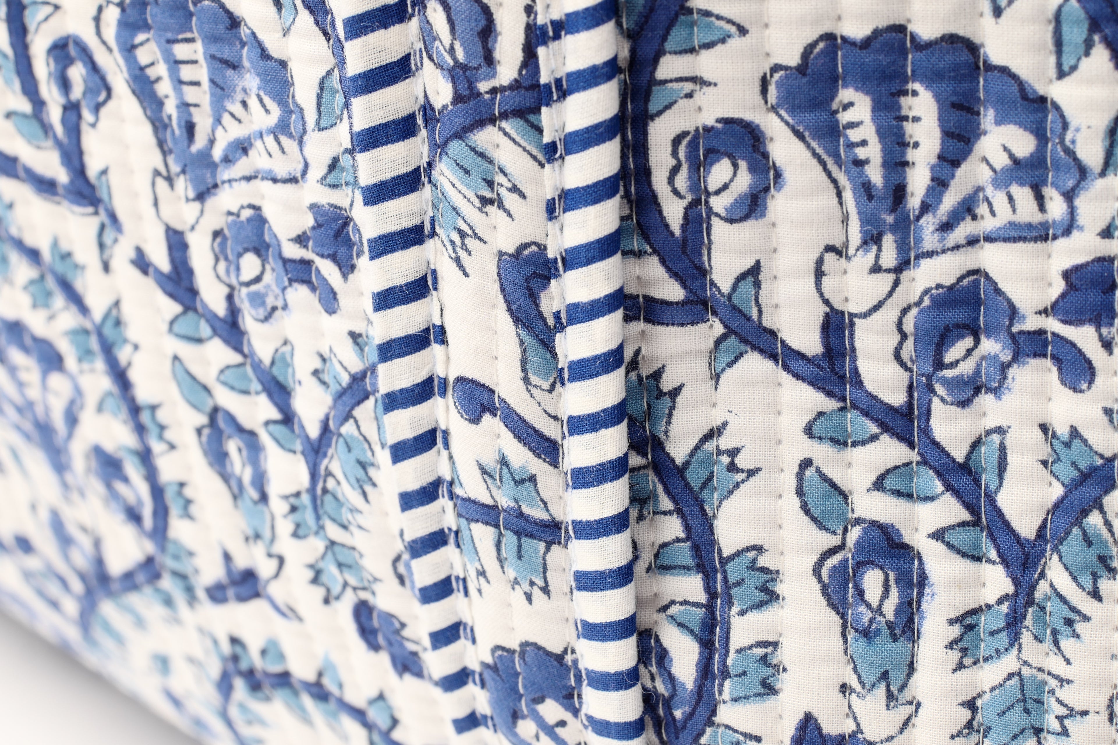 Large Tote Bag - Blue Vine