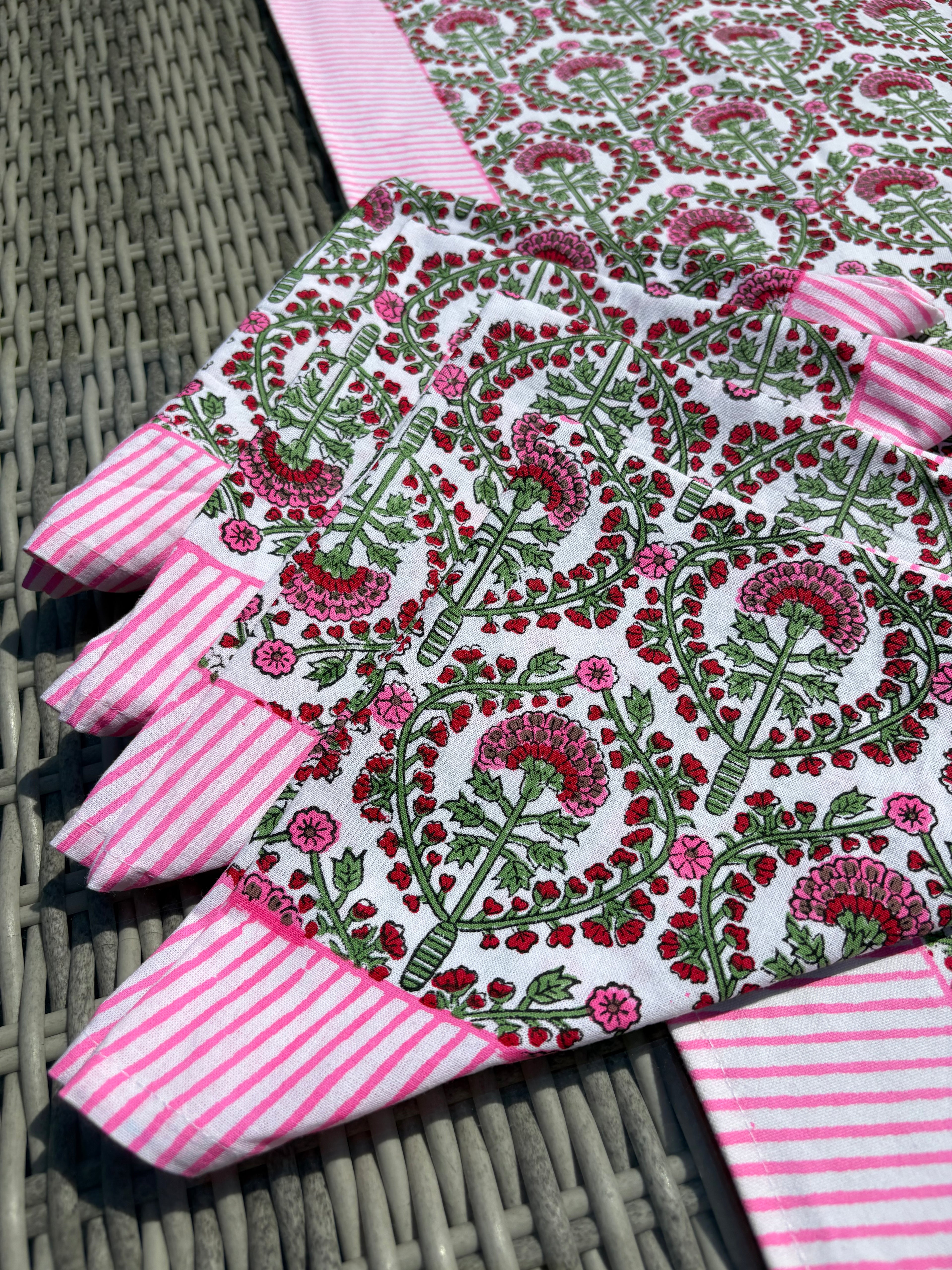 Napkins set of 4 - Midsummer Bloom