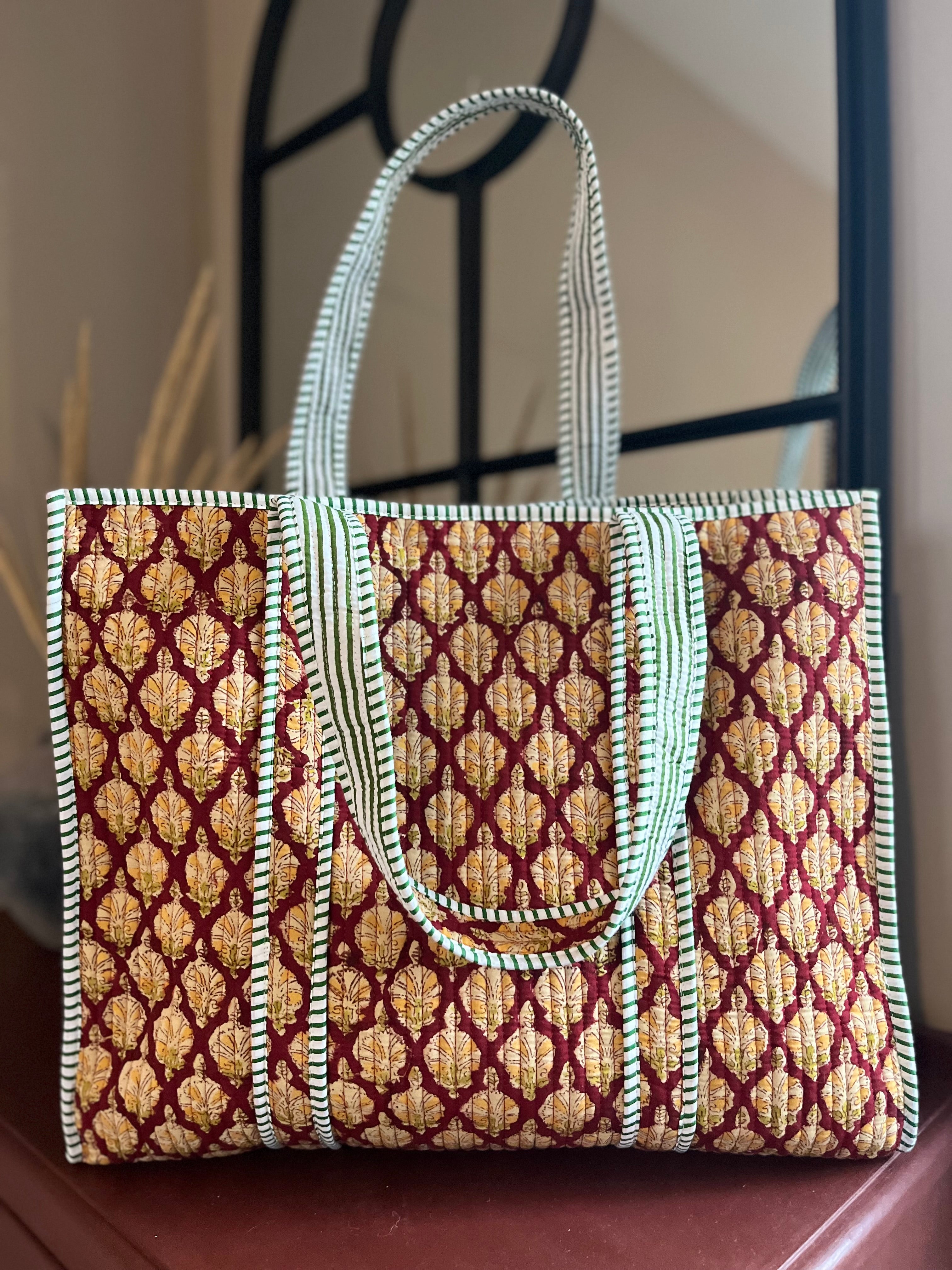 Large Tote Bag - Mulberry